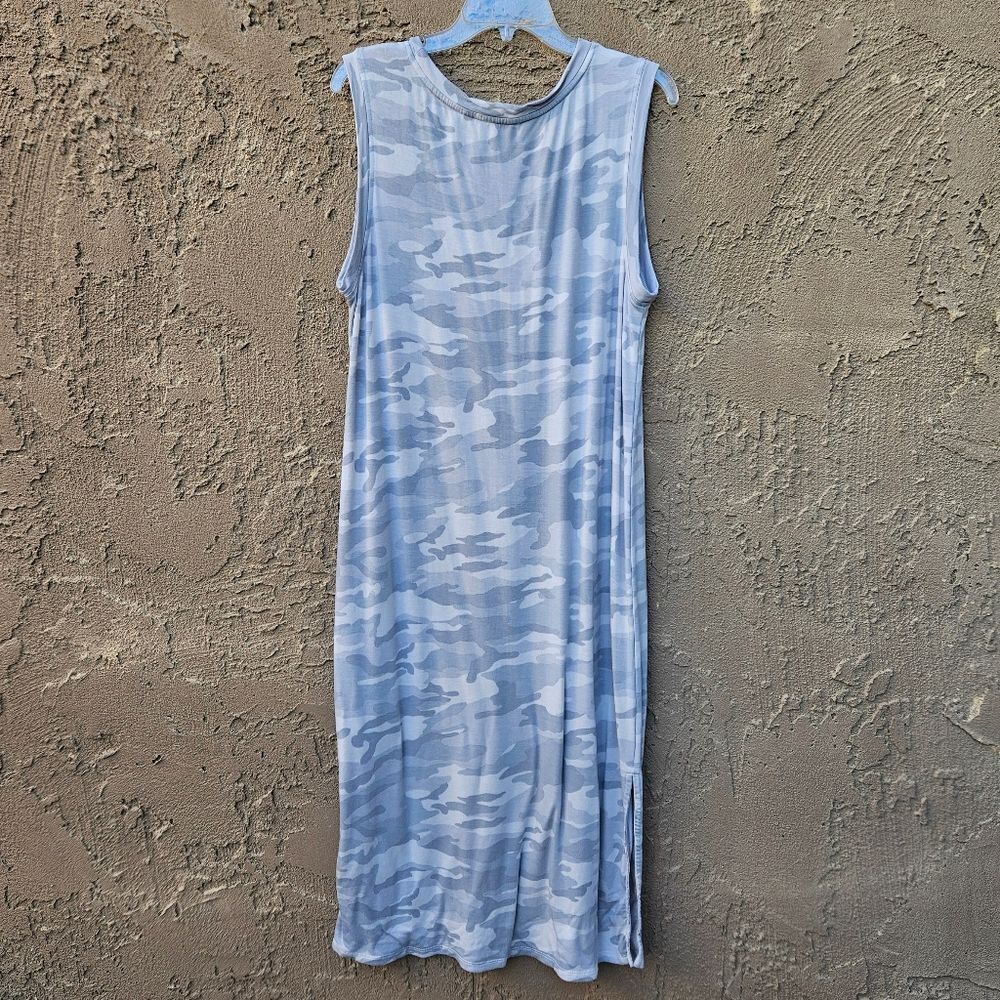 Gray Camo Tank Top Dress - Picture 2 of 10